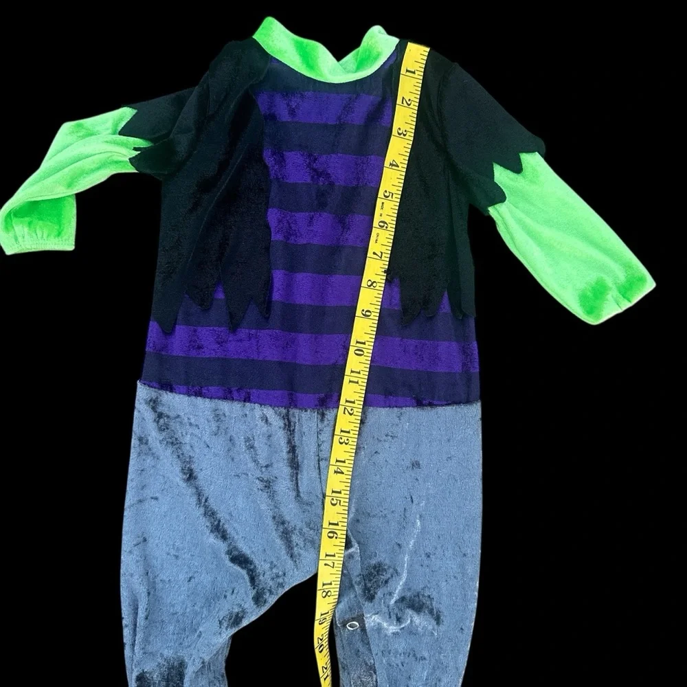InCharacter Costumes infant Frankenstein Costume Green Black 2 pieces size SM